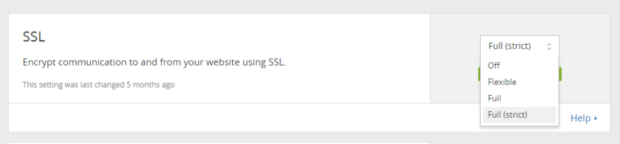 cloudflare ssl full strict